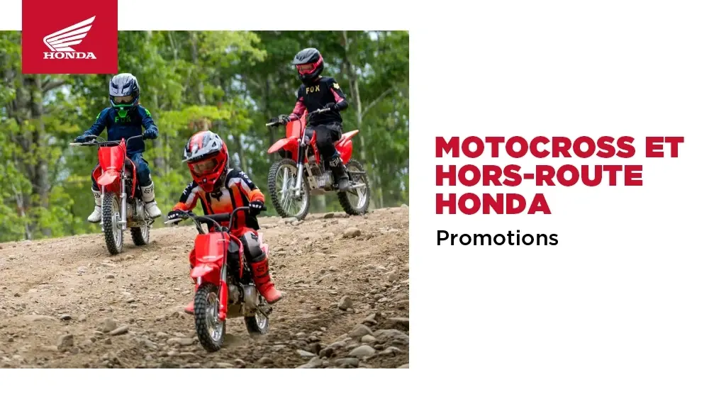 Offres Motos Hors-Route Honda - Juillet 2026
