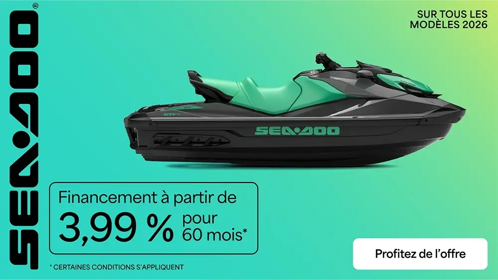Financement à partir de 3,99% pour 60 mois sur tous les modèles 2026