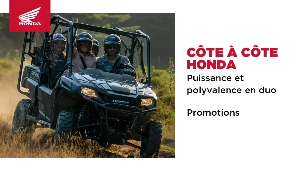 Offres Côte-à-Côte Honda