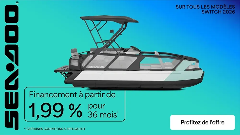 Financement à partir de 1.99% pour 36 mois sur tous les modèles Switch 2026