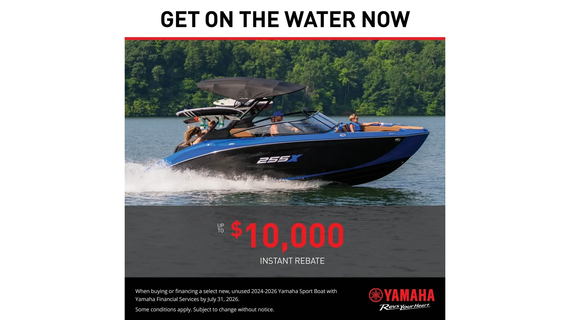 Get on the Water Now Sales Event — Sport Boat (25 ft)