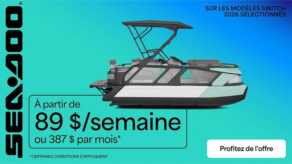 À partir de 89 $ / semaine ou 387 $ par mois sur les modèles Switch 2026 sélectionnés alt