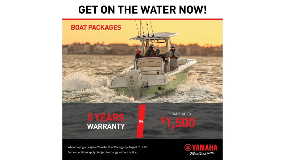 Get on the Water Now Sales Event — Outboard (Boat Package) alt