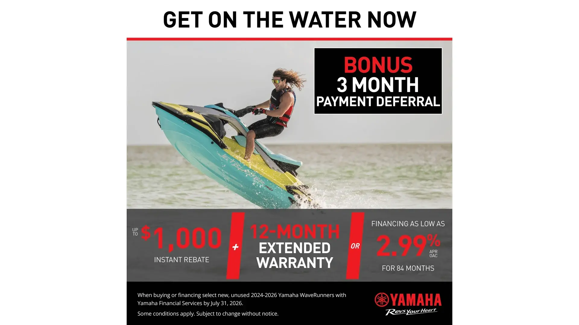 Get on the Water Now Sales Event — WaveRunner (JetBlaster)