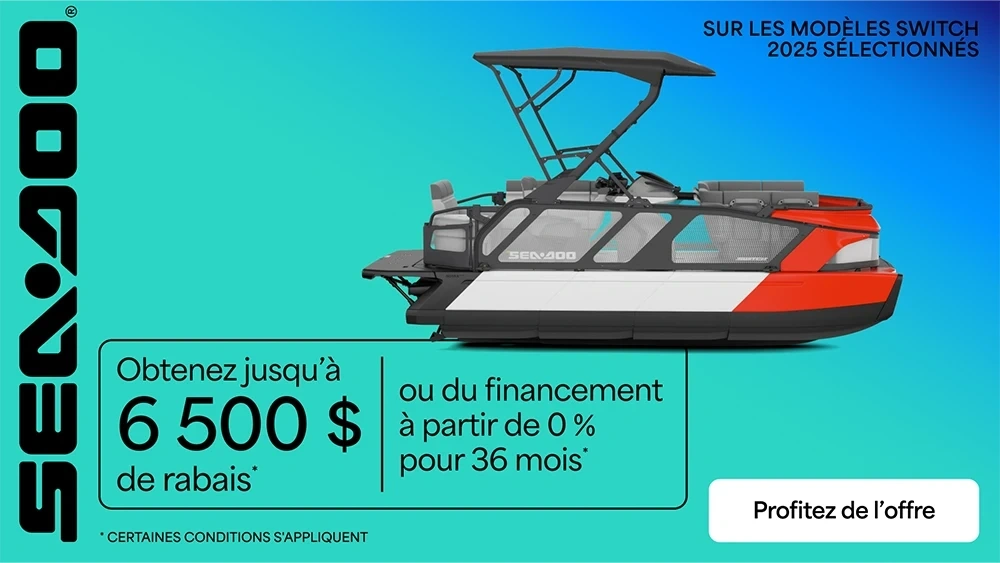 Obtenez jusqu'à 6 500$ de rabais ou du financement à partir de 0% pour 36 mois sur les modèles Switch 2025 sélectionnés alt