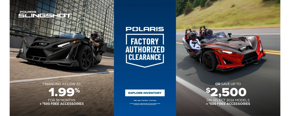 Factory Authorzied Clearance Promo 2 alt