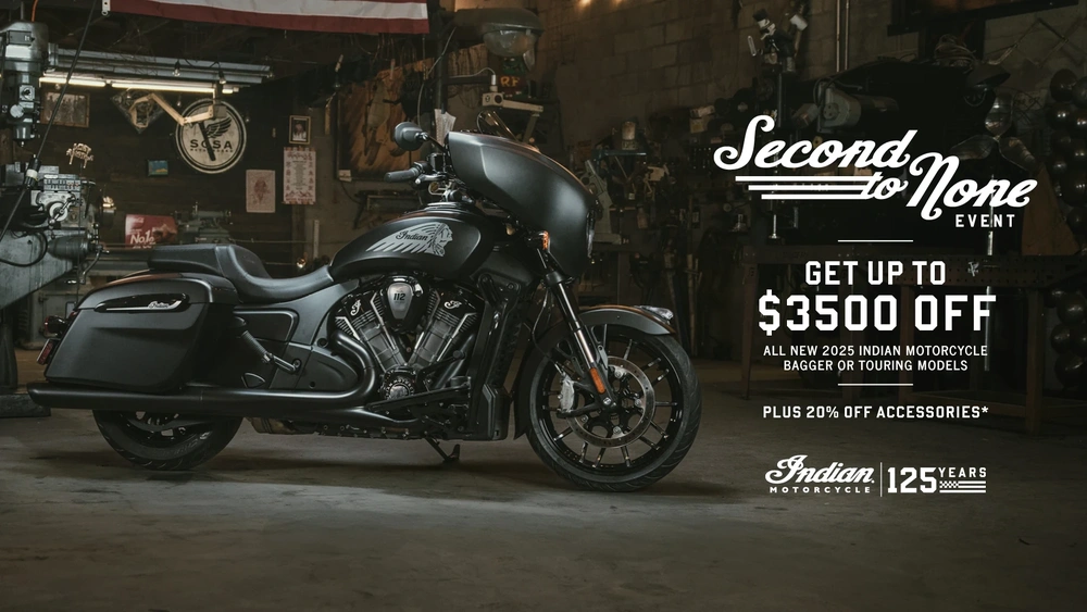 Get up to $3500 off from Customer Cash & Trade-In Credits or 1.99% for 36 months on select 2025 Bagger or Touring Models alt