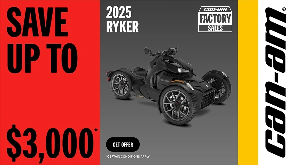 Save up to $3,000 on 2025 Ryker models alt