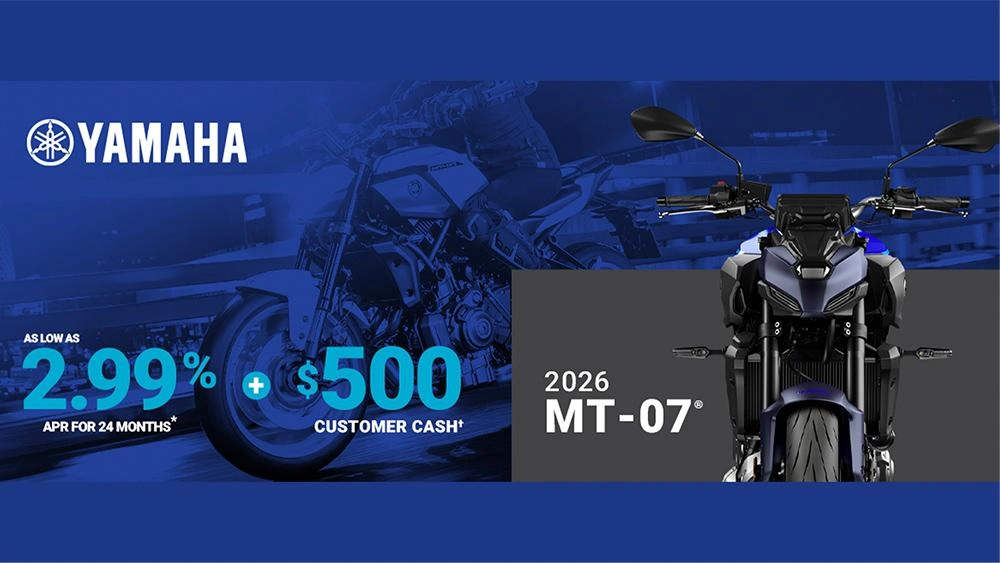 LIMITED TIME OFFERS ON MT-07! alt