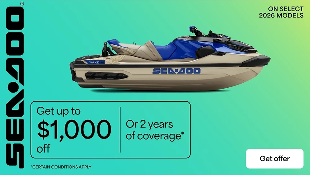 Get up to $1,000 off or 2 years of coverage on select 2026 models alt