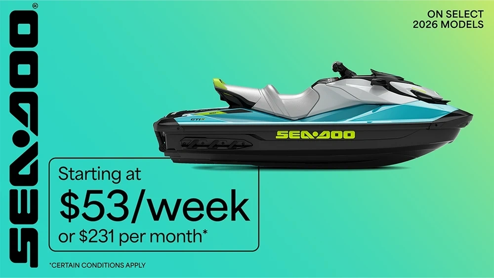 Starting at $53/week or $231 per month on select 2026 models alt