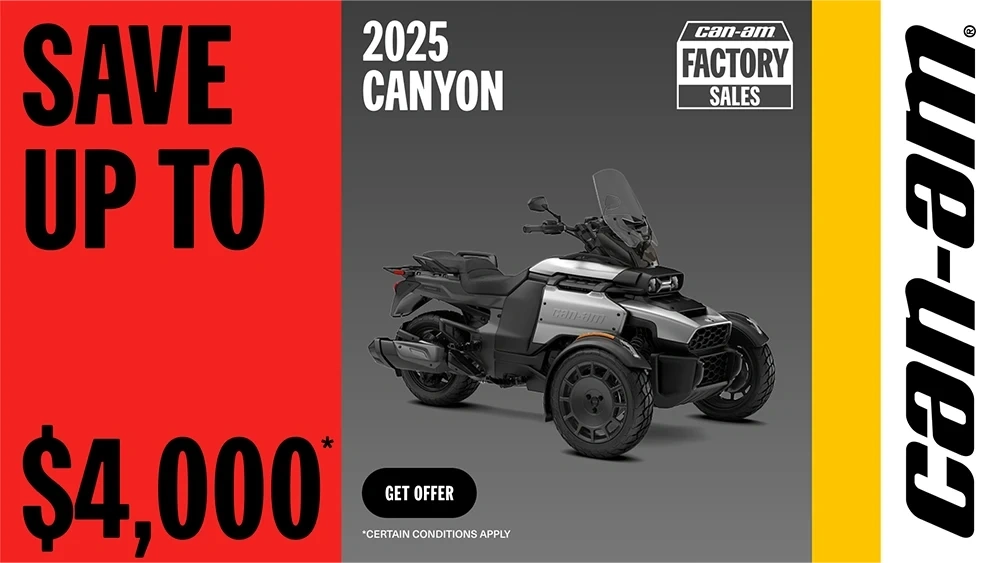 Save up to $4,000 on select 2025 Canyon alt