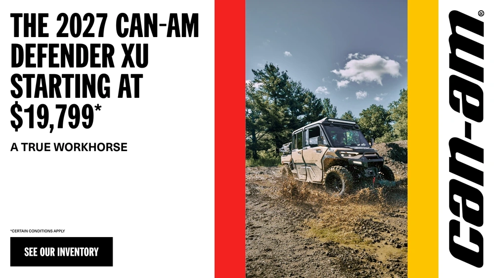 The 2027 Can-Am Defender XU starting at $19,799 alt
