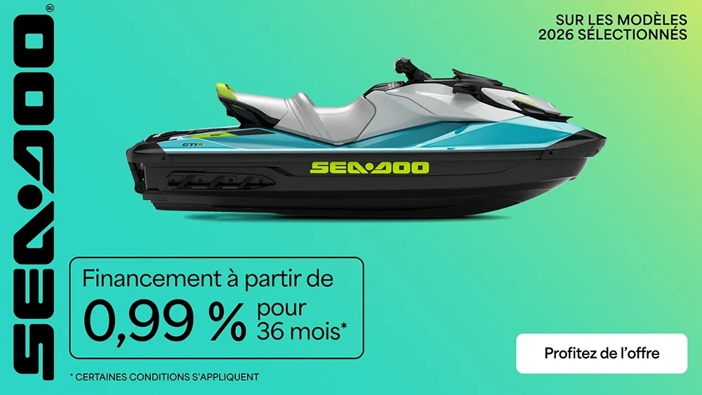 Financement à partir de 0,99% pour 36 mois sur les modèles 2026 sélectionnés alt