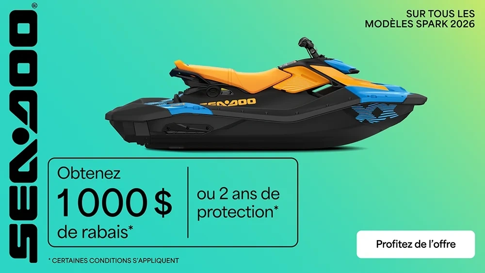 Obtenez 1 000 $ de rabais ou 2 ans de protection sur tous les modèles Spark 2026 alt