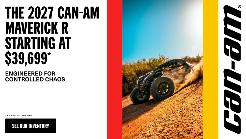 The 2027 Maverick R X starting at $39,699 alt