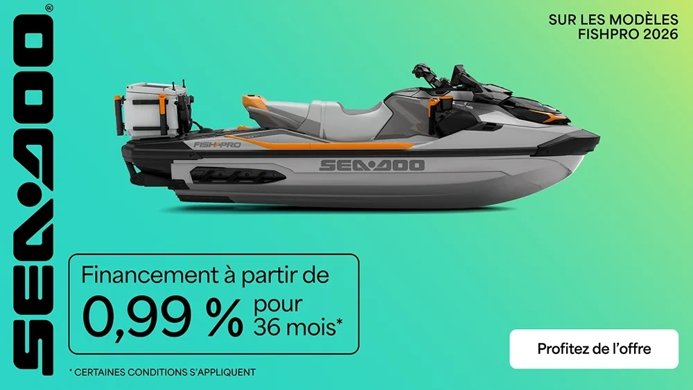 Financement à partir de 0,99% pour 36 mois sur tous les modèles FishPro 2026 alt