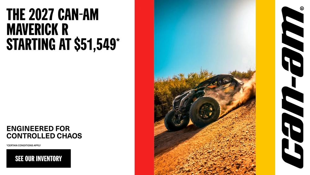 The 2027 Maverick R starting at $51,549 alt