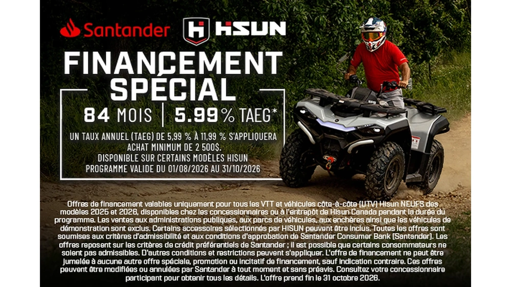 FINANCEMENT SPÉCIAL — 84 MOIS | 5.99% TAEG* alt