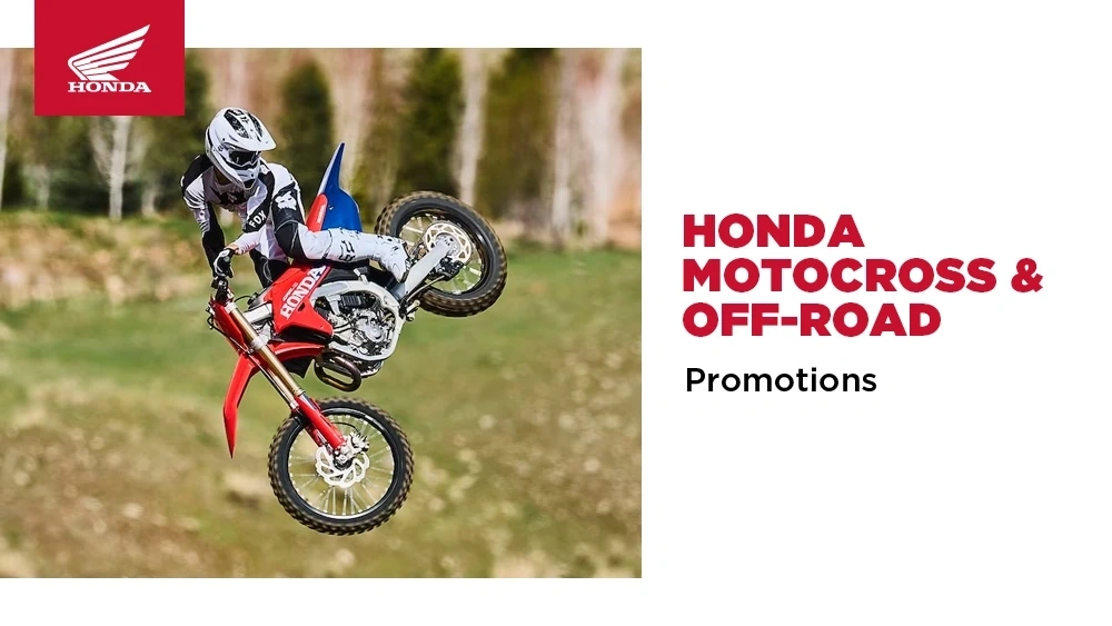 Honda - Dirt Bike Special Offers alt