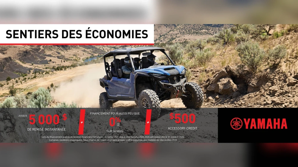 Sentiers des économies — Véhicule côte à côte (Non-Actuel) alt