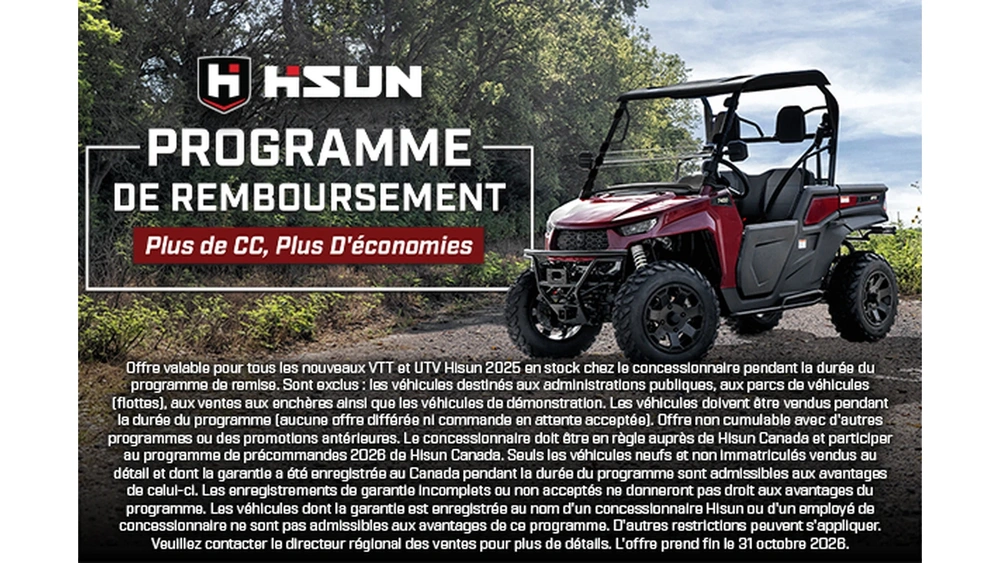 PROGRAMME DE REMBOURSEMENT — Plus de CC, Plus D’économies