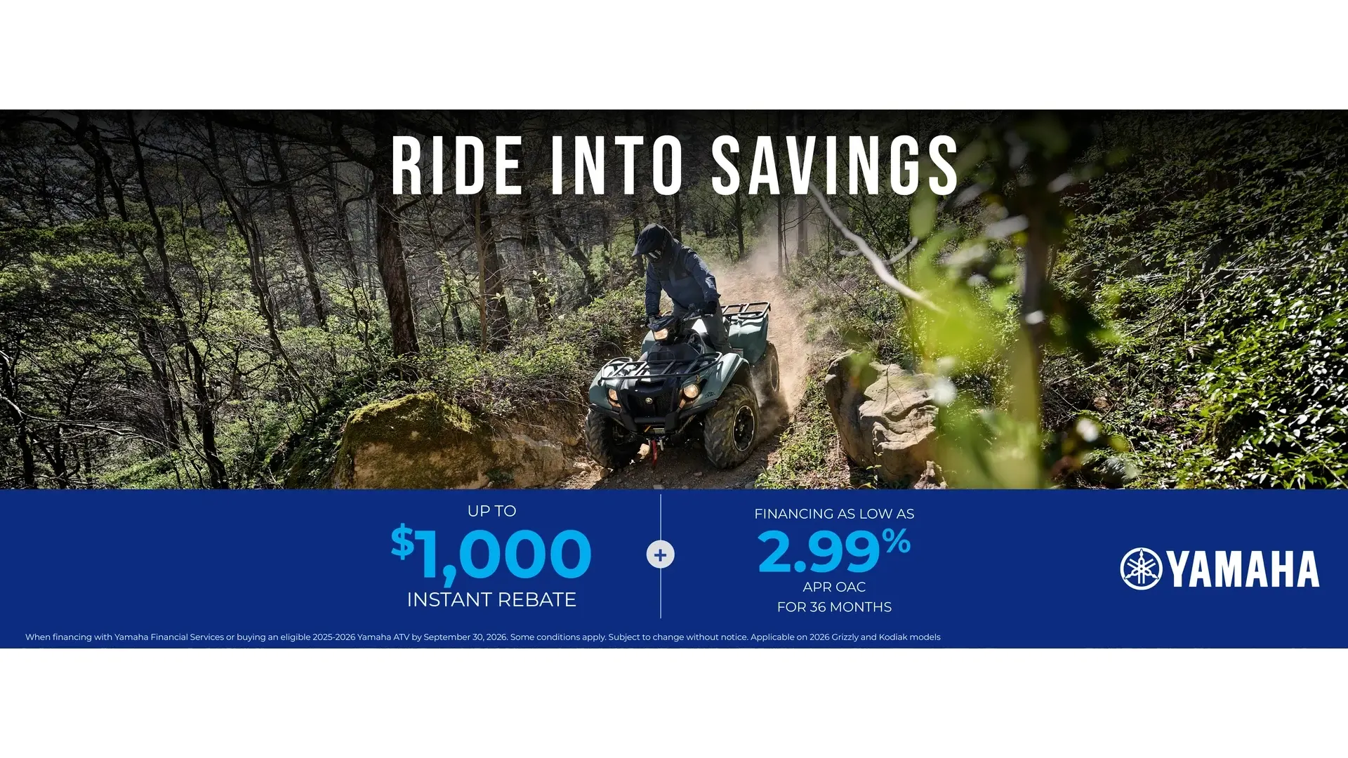 Ride into Savings — ATV