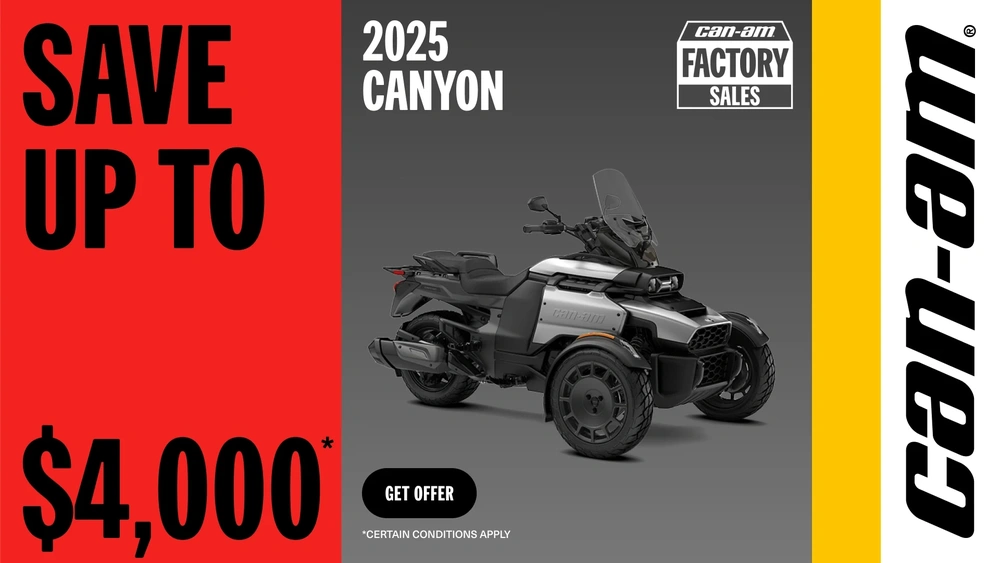 Save up to $4,000 on select 2025 Canyon alt