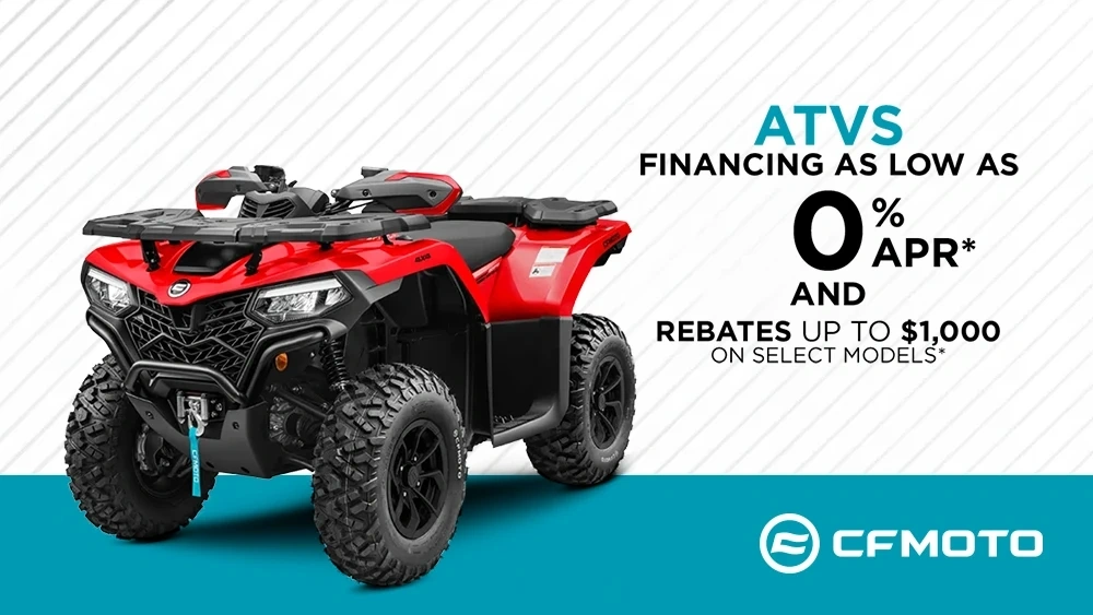 Financing as low as 0 % APR* and rebates up to $1,000 on select models* alt