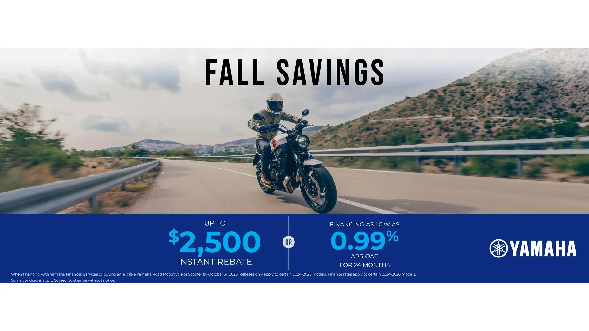 Fall Savings — Motorcycle