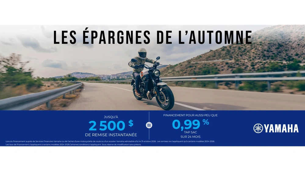 Les épargnes de l'automne — Motocyclette alt