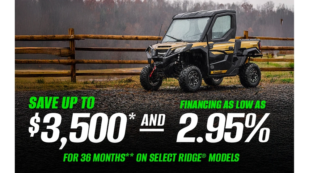 Good Times Start with Great Deals - RIDGE Side-by-Sides