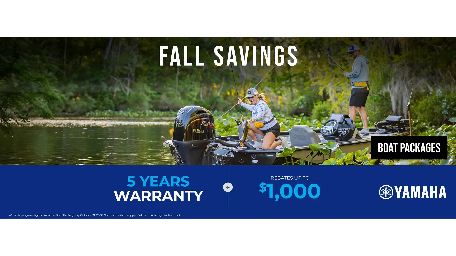 Fall Savings — Outboard — Boat Package
