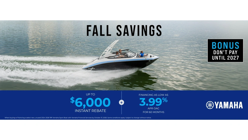 Fall Savings — Sport Boat — 19 ft alt