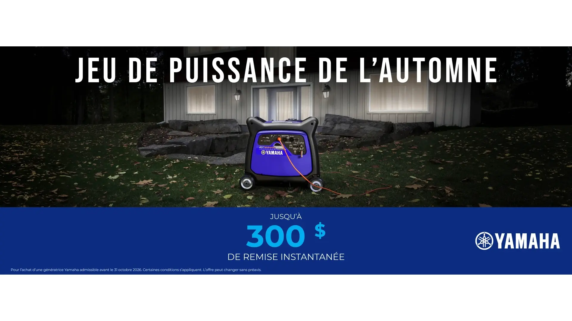 Jeu de puissance de l'automne — Génératrices