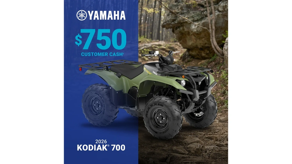 LET'S RIDE KODIAK 700 - UP TO $750 CUSTOMER CASH
