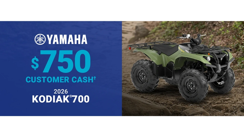 LET'S RIDE KODIAK 700 - UP TO $750 CUSTOMER CASH