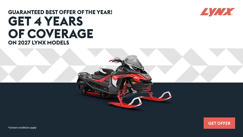 Get 4 years of coverage on 2027 Lynx models alt