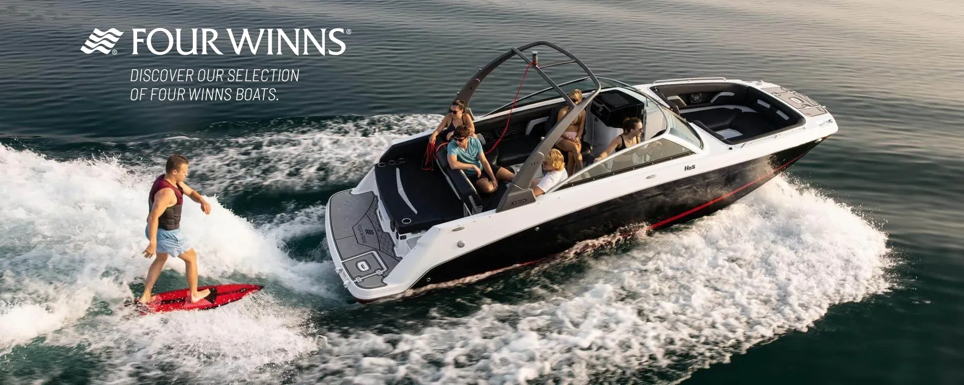 Discover our selection of Four Winns boats. alt