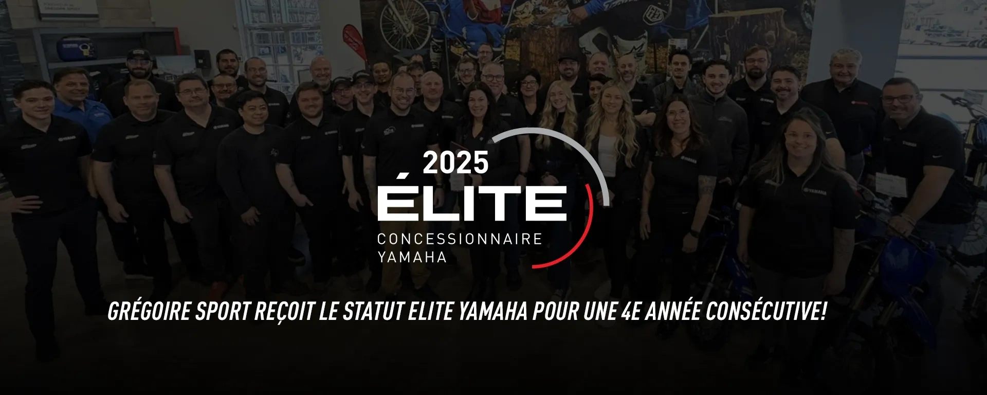 Grégoire Sport reçoit le statut Elite Yamaha pour une 4e année consécutive! alt