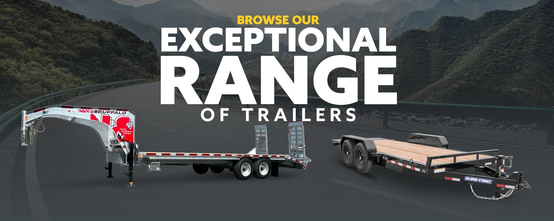 Browse our exceptional range of trailers alt