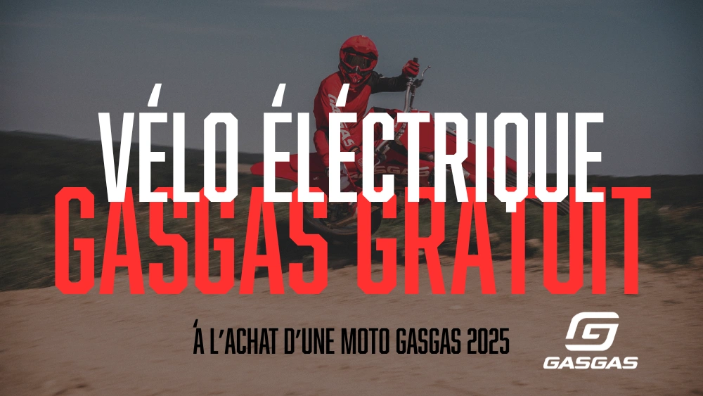 Vélo électrique GRATUIT à l’achat d’un GASGAS alt