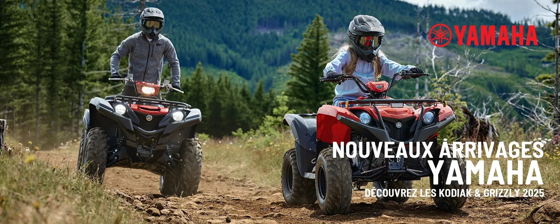 Nouveaux arrivages yamaha Découvrez les kodiak & grizzly 2025 alt