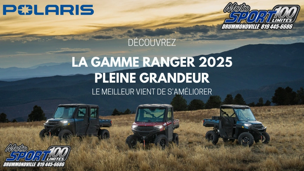 Découvrez les Polaris Ranger Ultimes : Innovation, Performance et Confort à Drummondville alt