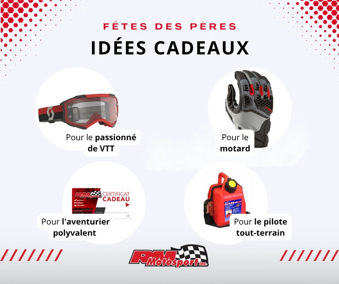 Idées cadeaux pour la fête des pères | RM Motosport, Victoriaville alt