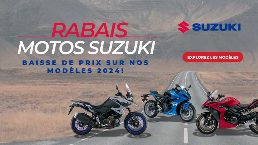 Incredible discounts on our remaining 2024 Suzuki motorcycles! alt