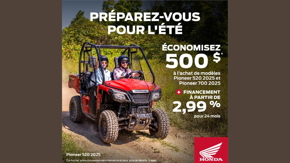 500$ de rabais! | Pioneer 520 & 700 2025 alt