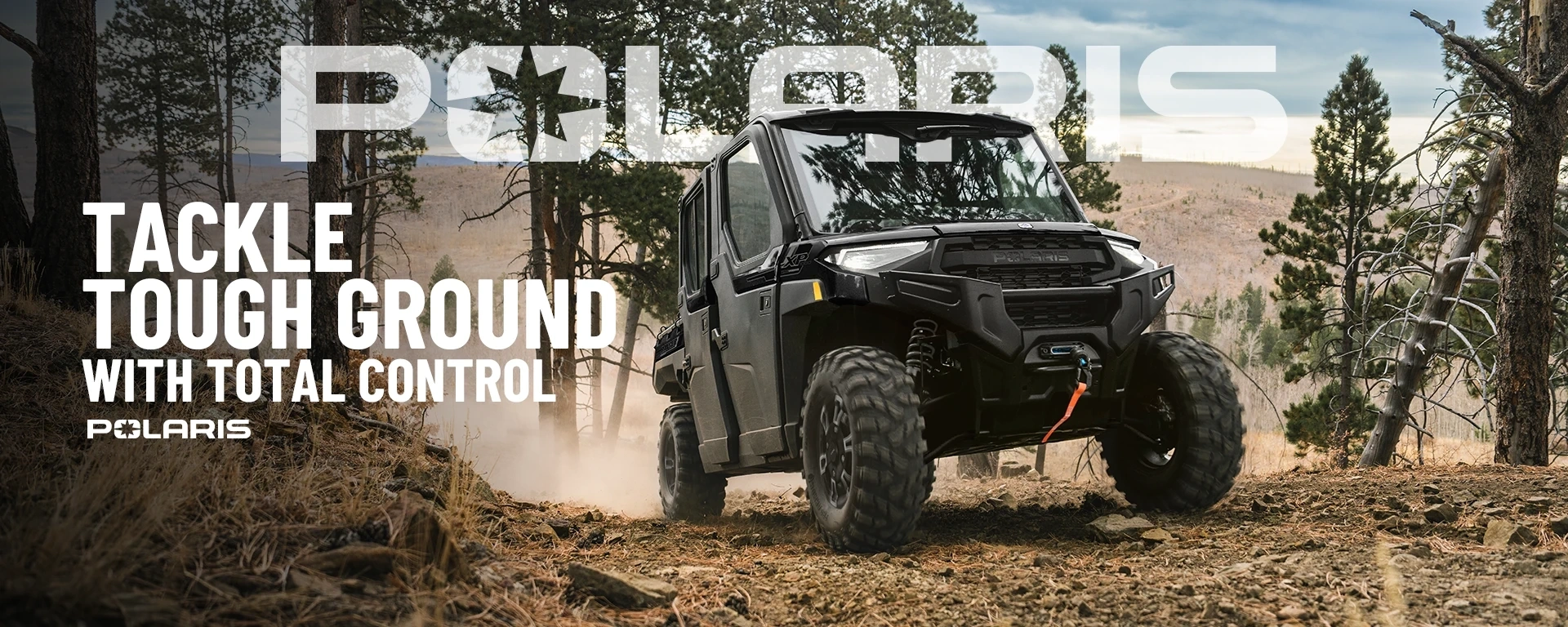 Tackle tough ground with total control. alt