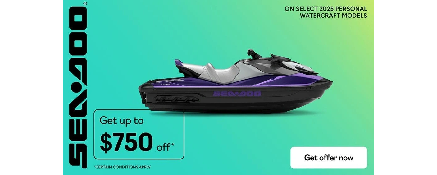 Up to 750 off 2025 SeaDoo alt