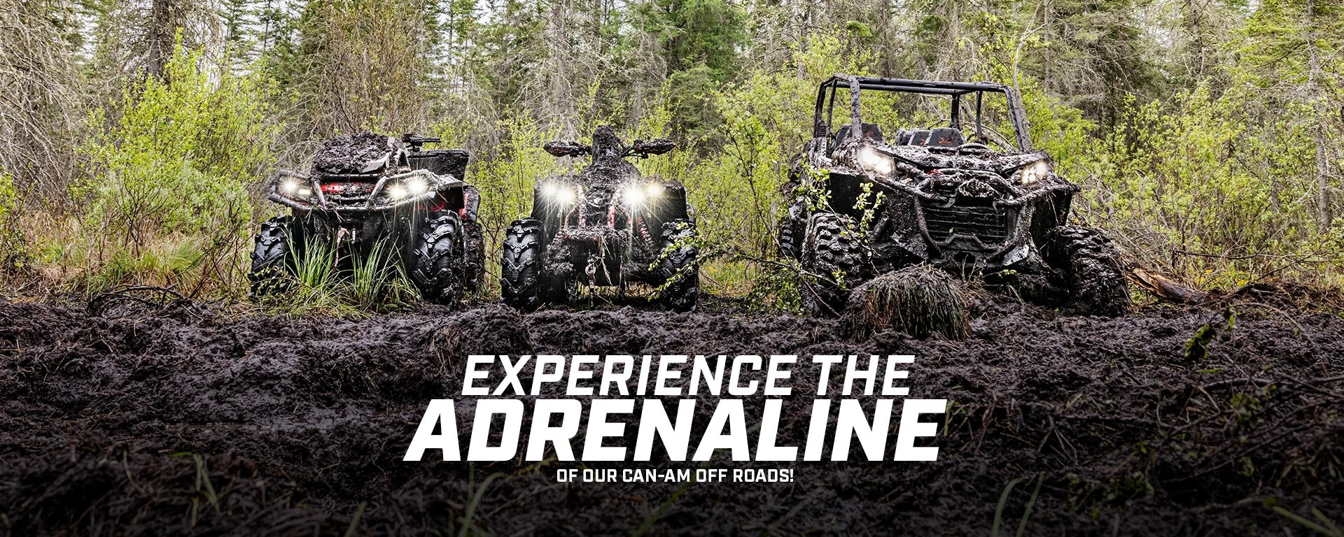 Experience the adrenaline of our Can-Am Off Roads! alt